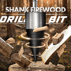 Arenzza drill set for firewood prep, featuring durable tools and drill bits designed for quick log processing in tools and garden projects.