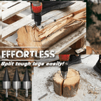 Arenzza professional drill set for firewood prep, durable tools for quick and efficient log cutting and splitting in tools and garden.
