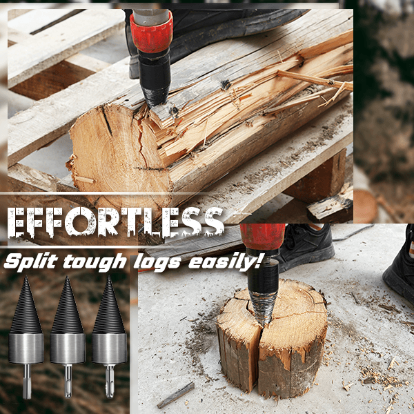 Arenzza professional drill set for firewood prep, durable tools for quick and efficient log cutting and splitting in tools and garden.