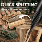 Arenzza professional drill set for firewood prep, featuring durable tools designed for quick and efficient log processing.