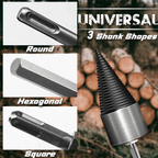 Arenzza professional drill set for firewood prep, featuring durable drill bits and tools for efficient log cutting and splitting.