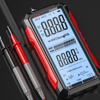 Arenzza USB rechargeable digital multimeter with digital display and test probes, ideal for tools and garden electrical testing.