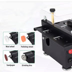 Arenzza multi-functional mini precision table saw with adjustable blade and compact design for woodworking and DIY projects.