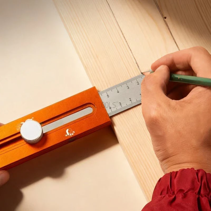 Arenzza multifunctional marking level ruler, a versatile tool for measuring and marking in tools and garden projects.