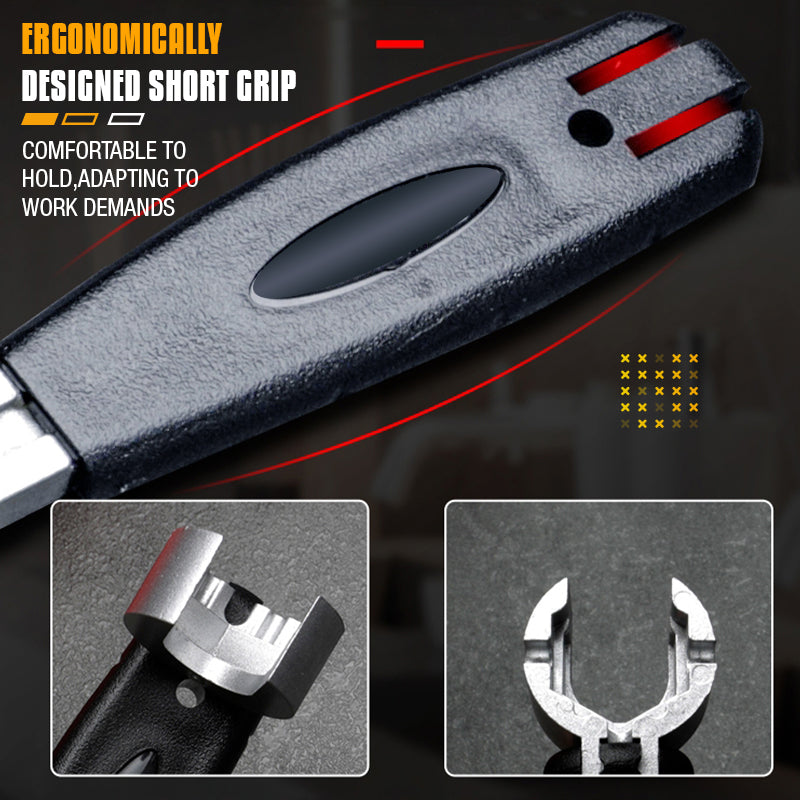Arenzza double-headed adjustable universal key tool for tools and garden use, featuring a sturdy metal construction and versatile design.