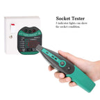 Arenzza portable automatic circuit breaker detector tool for identifying electrical circuit faults in tools and garden equipment