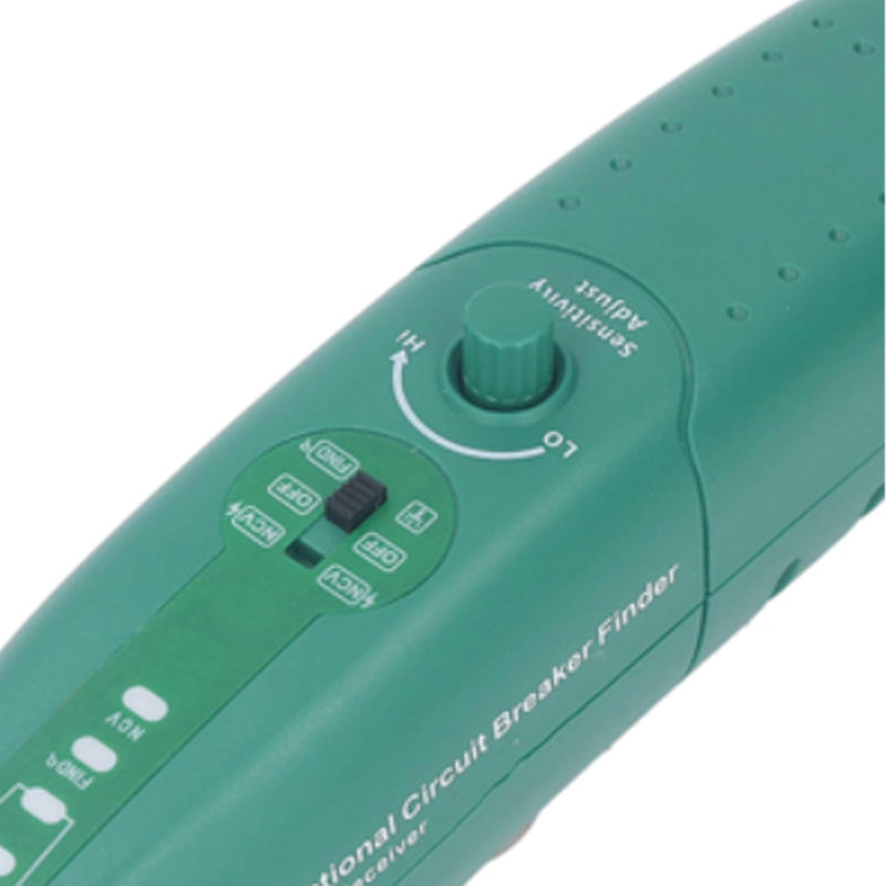 Arenzza portable automatic circuit breaker detector tool with digital display, designed for electrical diagnostics and testing.