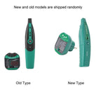 Arenzza portable automatic circuit breaker detector tool for electrical troubleshooting, shown with its compact design and controls.
