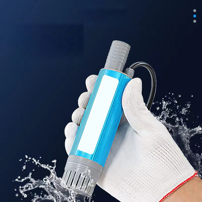 Arenzza wireless oil and water pump set with 100W power, portable design, and emergency charger, suitable for tools and garden use.