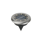 Arenzza 2-pack solar path lights for garden, automatic dusk-to-dawn outdoor LED lights, ideal for pathway illumination.