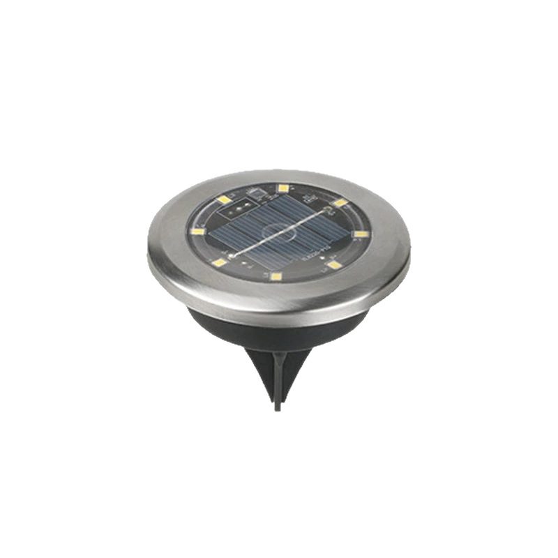 Arenzza 2-pack solar path lights for garden, automatic dusk-to-dawn outdoor LED lights, ideal for pathway illumination.