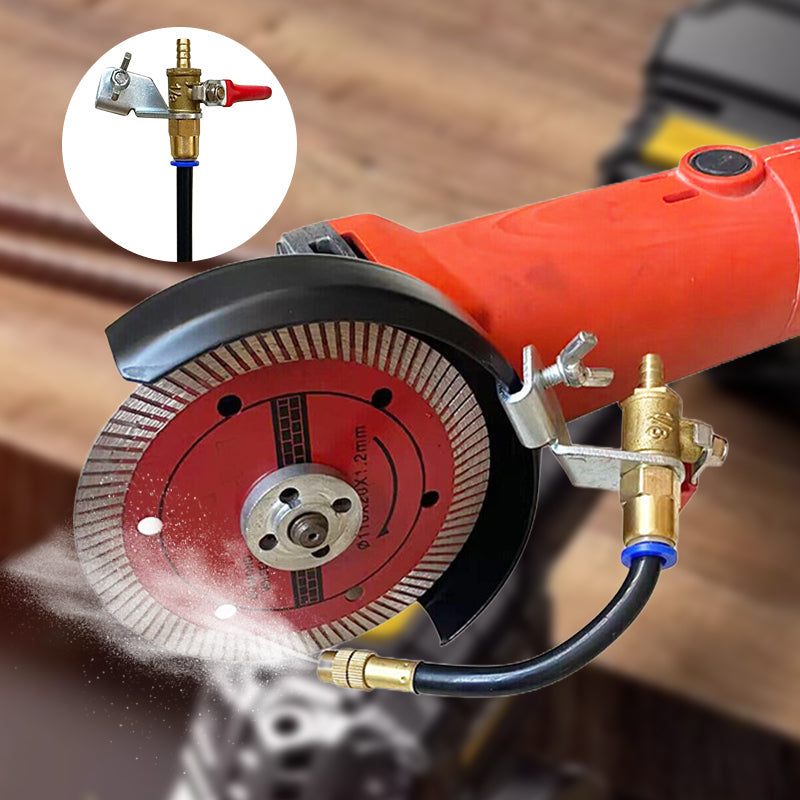 Arenzza Dust Remover Water Sprayer for cutting machines, a handheld gardening and tool cleaning device with a spray nozzle.