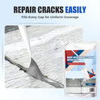 Arenzza heavy-duty concrete crack repair adhesive in a container, designed for durable repairs of concrete surfaces.