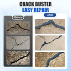 Arenzza heavy-duty concrete crack repair adhesive tube, showing the durable packaging and product application on concrete surface.