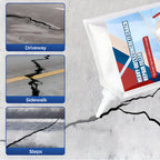 Arenzza heavy-duty concrete crack repair adhesive applied to a concrete surface, showcasing its strong bonding capabilities and texture.