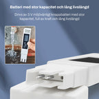 Arenzza digital TDS meter with large LCD screen showing quick measurement of water quality in a tools and garden setting.