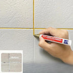 Arenzza Tile Marker Grout Pen for tools and garden, showing a close-up of the pen with a blue cap and white body.