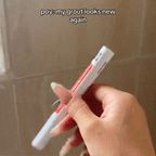 Arenzza Tile Marker Grout Pen in black, used for sealing and touching up grout lines in bathroom or kitchen tiles.