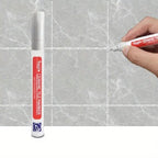 Arenzza Tile Marker Grout Pen in black, with a close-up of the pen tip and cap, designed for grout marking and touch-ups.