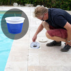 Arenzza pool skimmer socks for skimmer baskets, garden tools and equipment for cleaning pool debris and maintaining clear water.