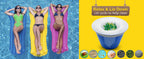 Arenzza pool skimmer socks for skimmer basket cleaning, garden tools and accessories for pool maintenance.
