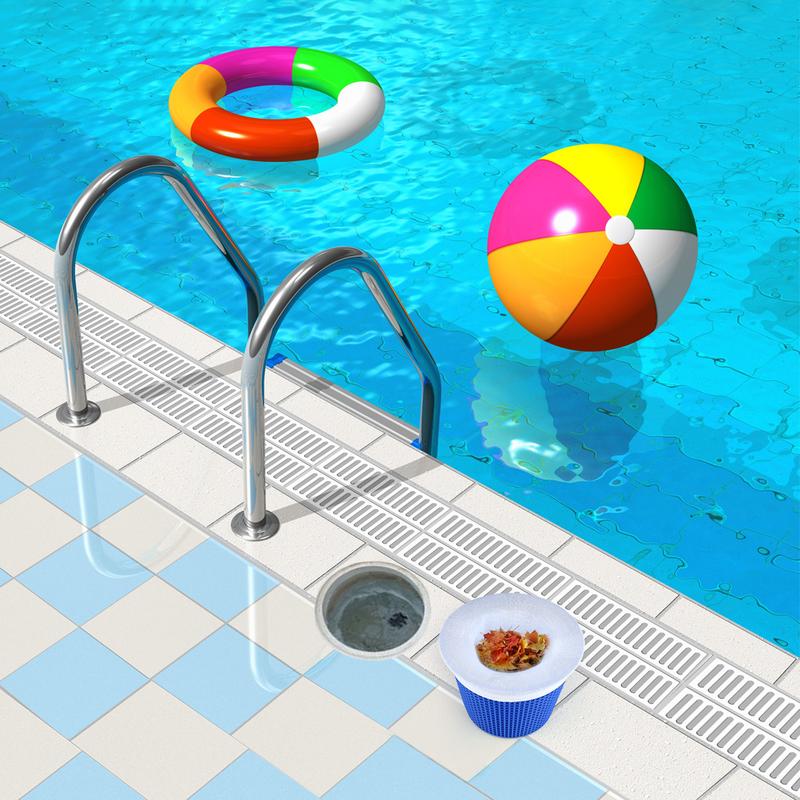 Arenzza pool skimmer socks for skimmer basket cleaning, made of durable mesh material, designed to trap debris in pool maintenance tools.