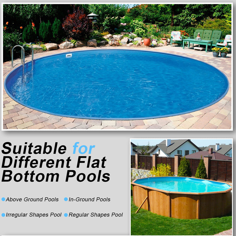 Arenzza cordless pool cleaning robot with sleek design, demonstrating powerful, effortless cleaning in a swimming pool.