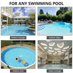 Arenzza cordless pool cleaning robot with sleek design, demonstrating efficient cleaning of pool surfaces in a tools and garden setting.