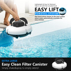 Arenzza cordless pool cleaning robot with smart, powerful design for effortless pool cleaning in tools and garden category.