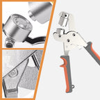 Arenzza grommet tool kit with pliers, grommets, and accessories for installing grommets in fabric or leather.