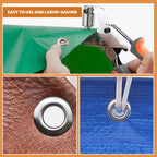 Arenzza Grommet Tool Kit with metal grommet setting tools, pliers, and accessories for installing grommets in fabric and canvas.