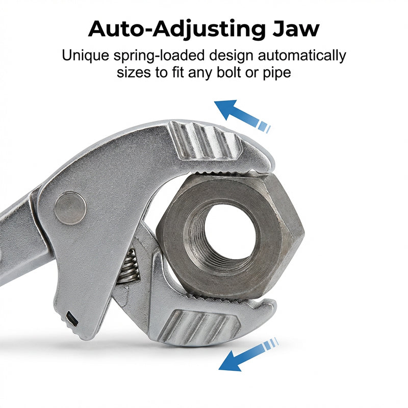 Arenzza self-adjusting multi-function wrench with high grip, durable ergonomic design, versatile tools for home and garden use.