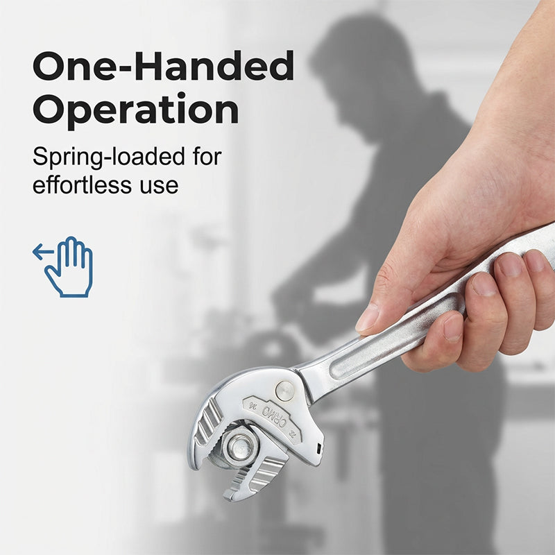 Arenzza self-adjusting multi-function wrench with high grip, ergonomic design, and durable construction for versatile tools and garden tasks.