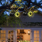 Arenzza outdoor hanging solar bee light in garden, decorative tools and garden accessory, perfect for plant lovers and outdoor decor.