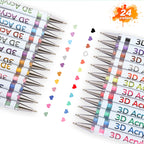 A set of 12 vibrant multi-color gel pens by Arenzza, perfect for writing, drawing, and arts and crafts projects.