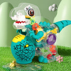 Arenzza gear-powered toy car with LED lights and music, designed for kids, showing the car's colorful lights and sleek design.