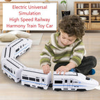 Arenzza electric high-speed railway Harmony train toy for kids, featuring realistic train design and colorful details.