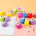 Arenzza DIY paper craft punch toy for children, fun kids' gift for creating paper shapes and designs.