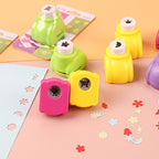 Arenzza DIY paper craft punch for children, colorful toy tool for kids' craft projects and creative gift-making.