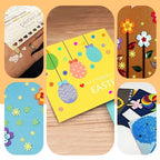 Arenzza DIY paper craft punch for children's toys, showing a colorful handheld punch tool for creative paper projects.