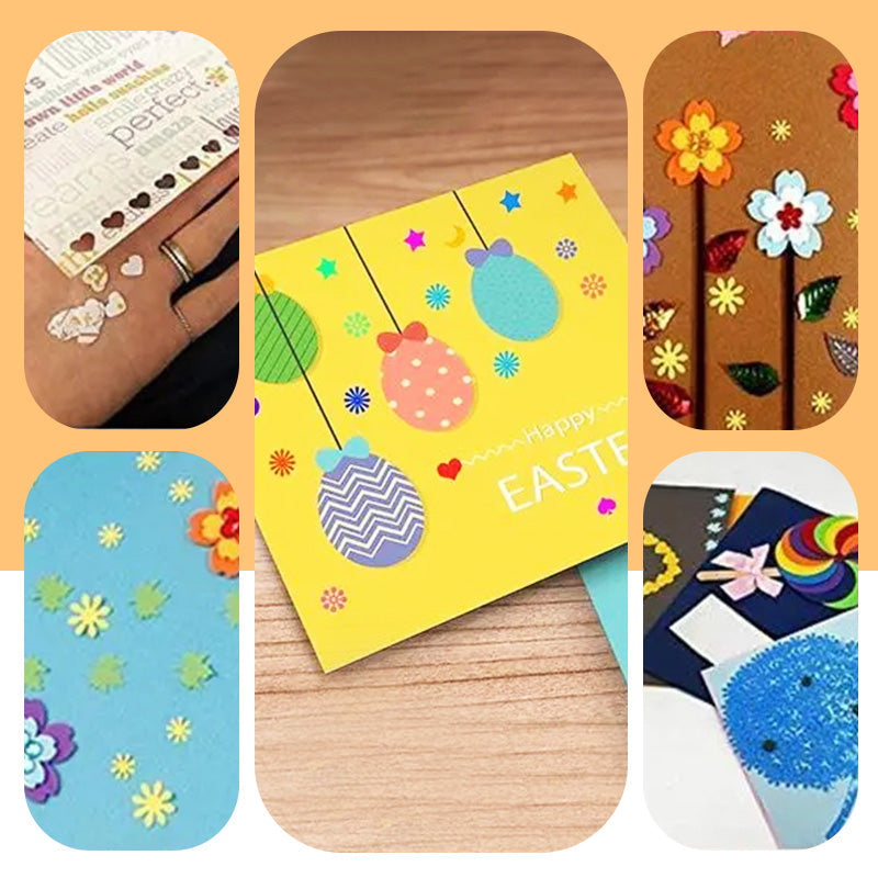 Arenzza DIY paper craft punch for children's toys, showing a colorful handheld punch tool for creative paper projects.