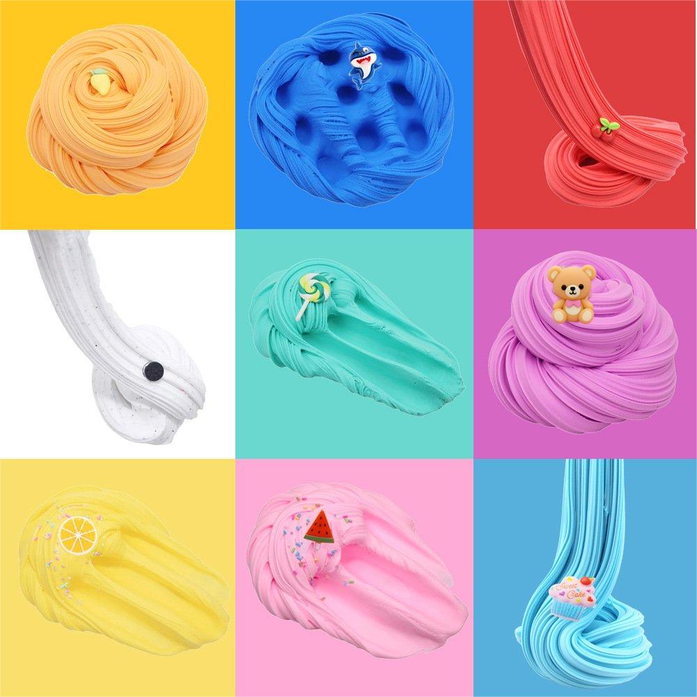 Arenzza Super Clay Slime DIY soft, squishy, scented sensory clay toy for kids, in vibrant colors perfect for creative play.
