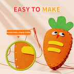 Arenzza DIY doll sewing toy kit with colorful fabrics and sewing accessories for kids' craft and toy-making projects.