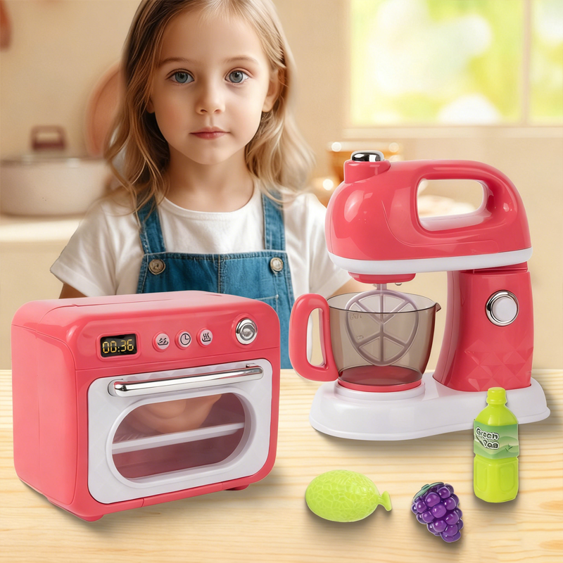 Arenzza Kids kitchen playset with lights, sounds, realistic appliances, safe and durable toy for children to enjoy imaginative cooking.