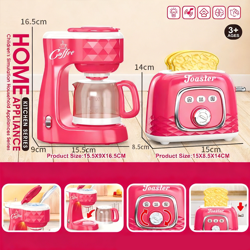 Arenzza kids kitchen playset with lights and sounds, featuring realistic appliances and durable toy cookware for imaginative play.