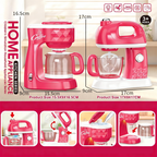 Arenzza kids kitchen playset with lights, sounds, realistic appliances, and durable plastic design for imaginative play.