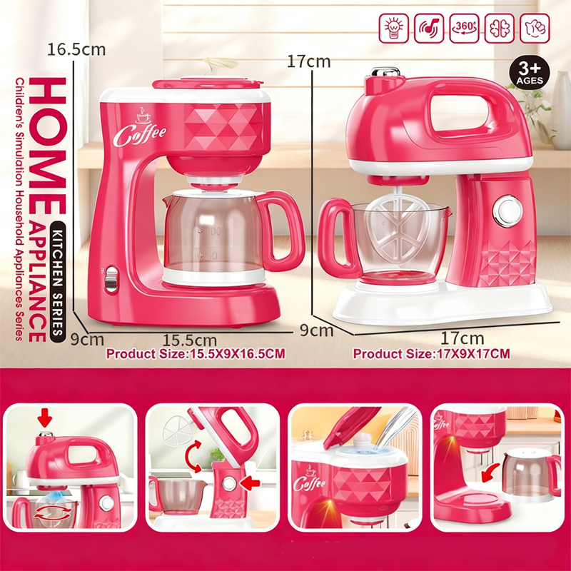 Arenzza kids kitchen playset with lights, sounds, realistic appliances, and durable plastic design for imaginative play.
