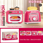 Arenzza kids kitchen playset with lights and sounds, featuring realistic toy appliances for imaginative play and safe, durable fun.