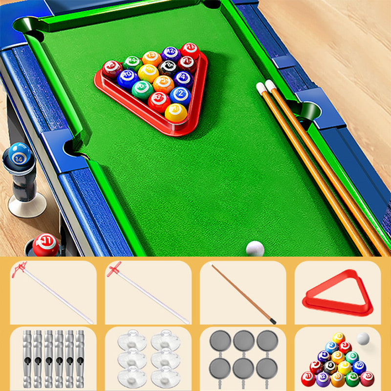 Arenzza 6-in-1 portable multi-functional game table for kids, featuring various game surfaces and colorful design.