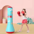 Colorful Arenzza Kids Inflatable Boxing Tumbler toy designed for kids and gifts, featuring a resilient inflatable base and punching surface.